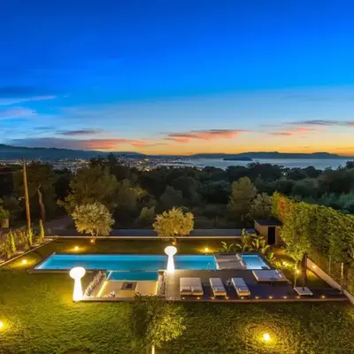 Chania lux villa with Heated pool