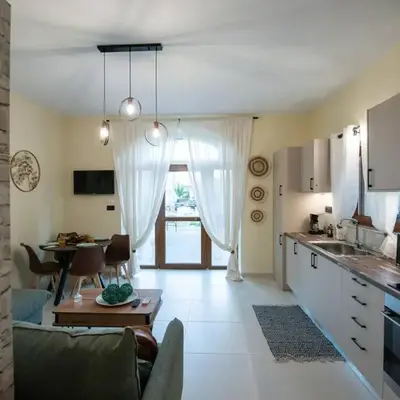 Perion stone apartment sea front