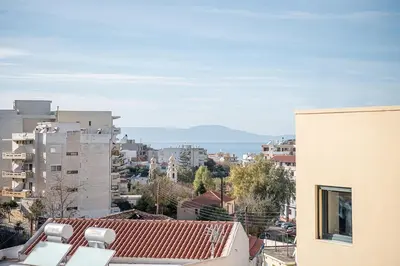 a view of the city from a building at Casa Benedetta in Chania Town