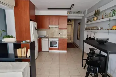 Gallery image of Elias 1-Bedroom Apartment on the beach with pool in Chania Town
