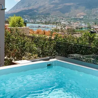 Thearia villa II private heated hydromassage pool