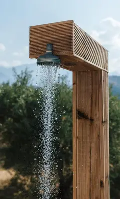 a bird feeder with water coming out of it at Villa Elia Provarma - Your villa in Chania Town