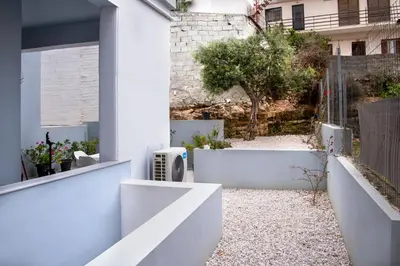 a view from the balcony of a house at Stelina Apartment in Chania Town