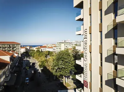 a view of a city from a building at Hilton Garden Inn Chania City in Chania Town