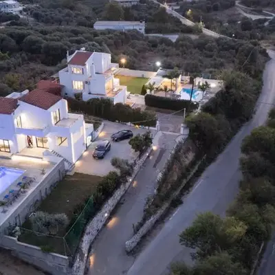 Myrto Villa heated pool