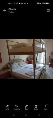 a picture of a bunk bed in a room at Constantinos Budget Beds in Chania Town