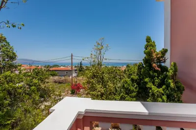 a view from the balcony of a house at Metohi Georgila in Maleme