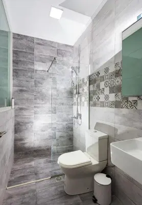 a bathroom with a toilet and a sink at Kd's - Apartment in Chania Town