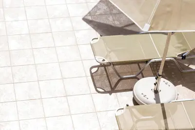 an overhead view of a toilet in a room at Rodi Stone Villa in Kalyves