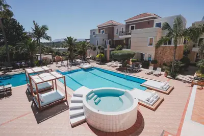 an image of a swimming pool at a resort at Zeus Village Resort - Adults Only in Kato Daratso
