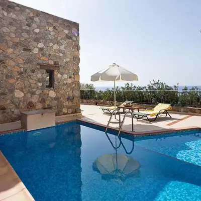 Meliti Sunset View & Private Pool Villa 20 min from Elafonissi