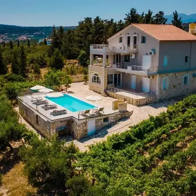 Villa Konstantinos Hilltop Vineyard Escape