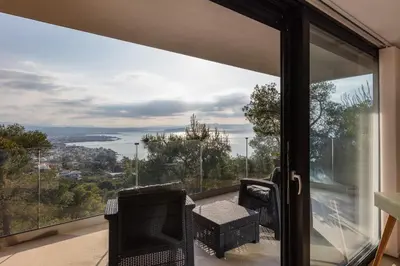 a view from the balcony of a house at Regal Residence in Chania Town