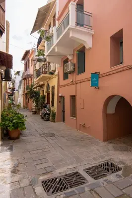 a street in an old town in sorrento at Casa Bollani - Old Town Chania House in Chania Town